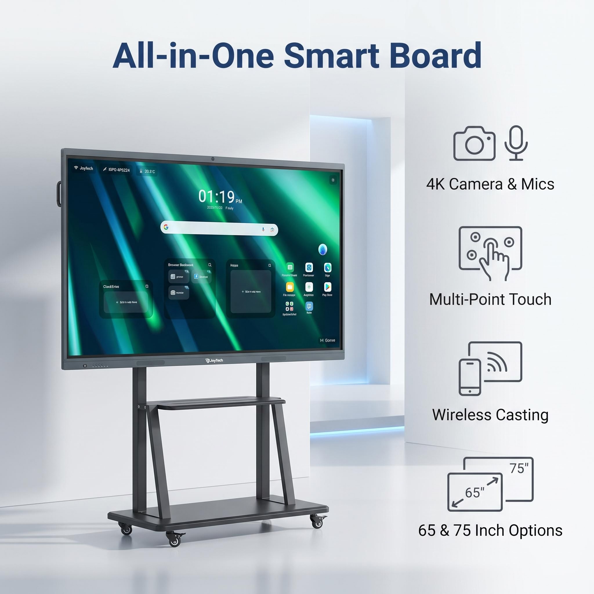 JoyTech Interactive Display 4K image and core capabilities