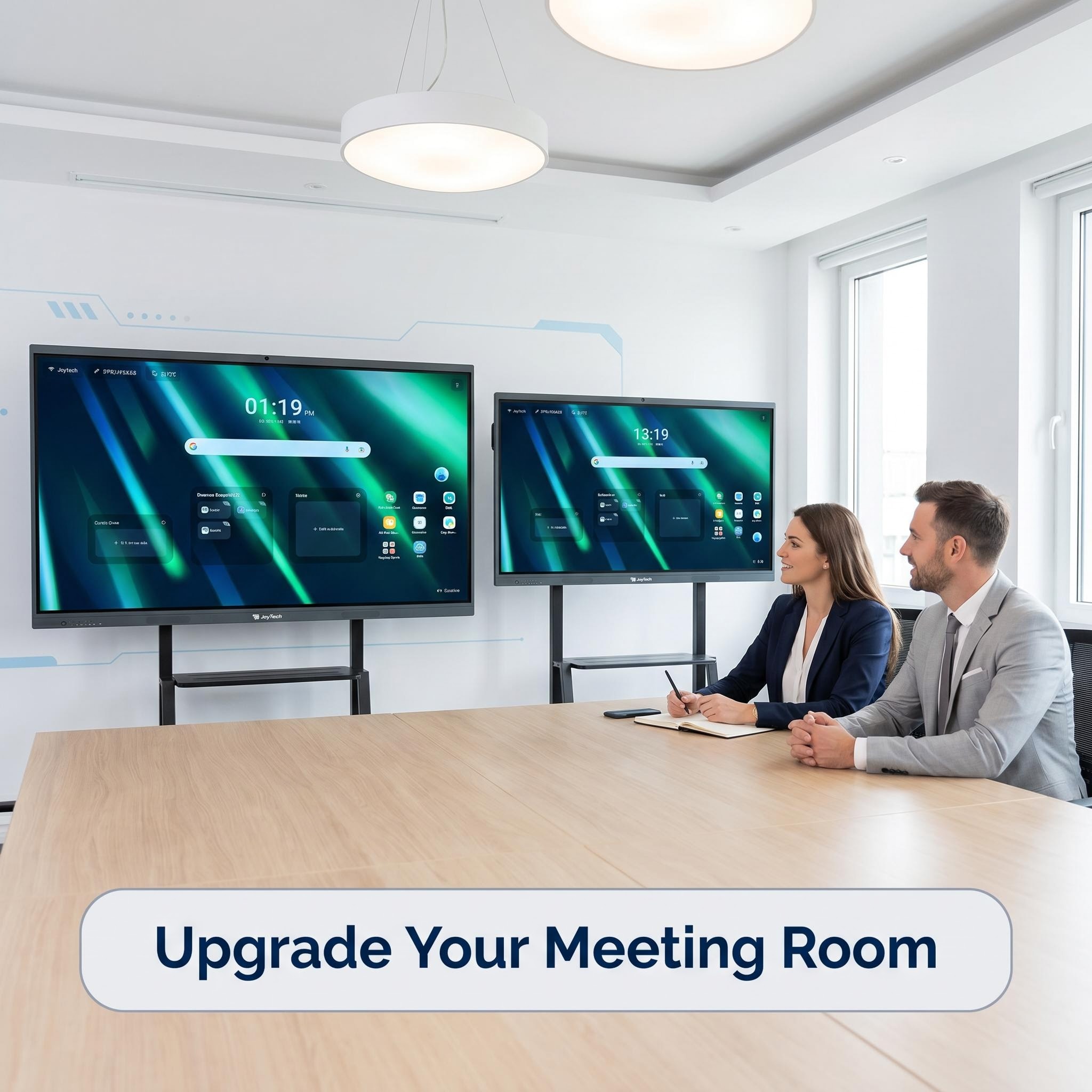 JoyTech Interactive Display in a meeting room