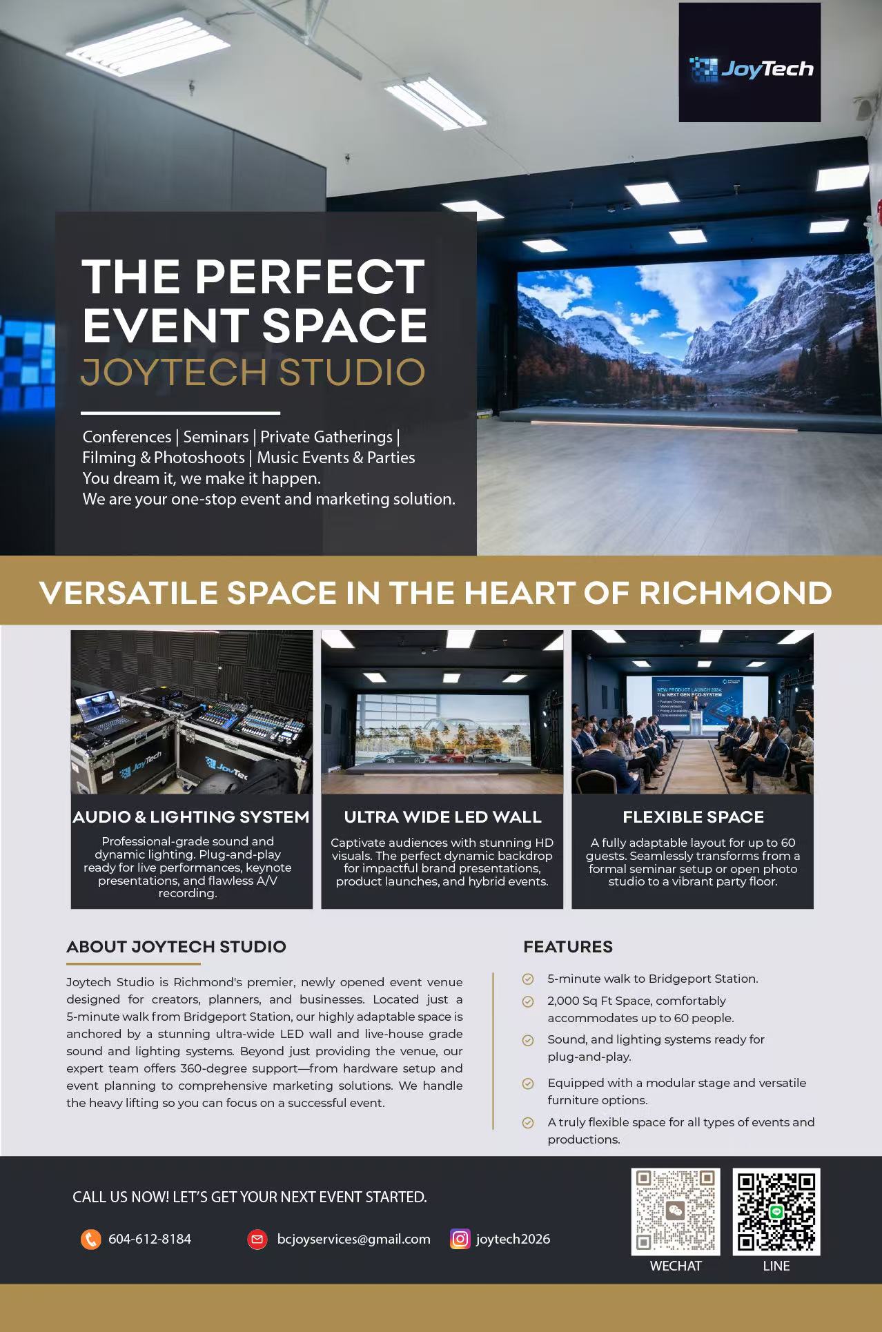 Joytech Studio brochure