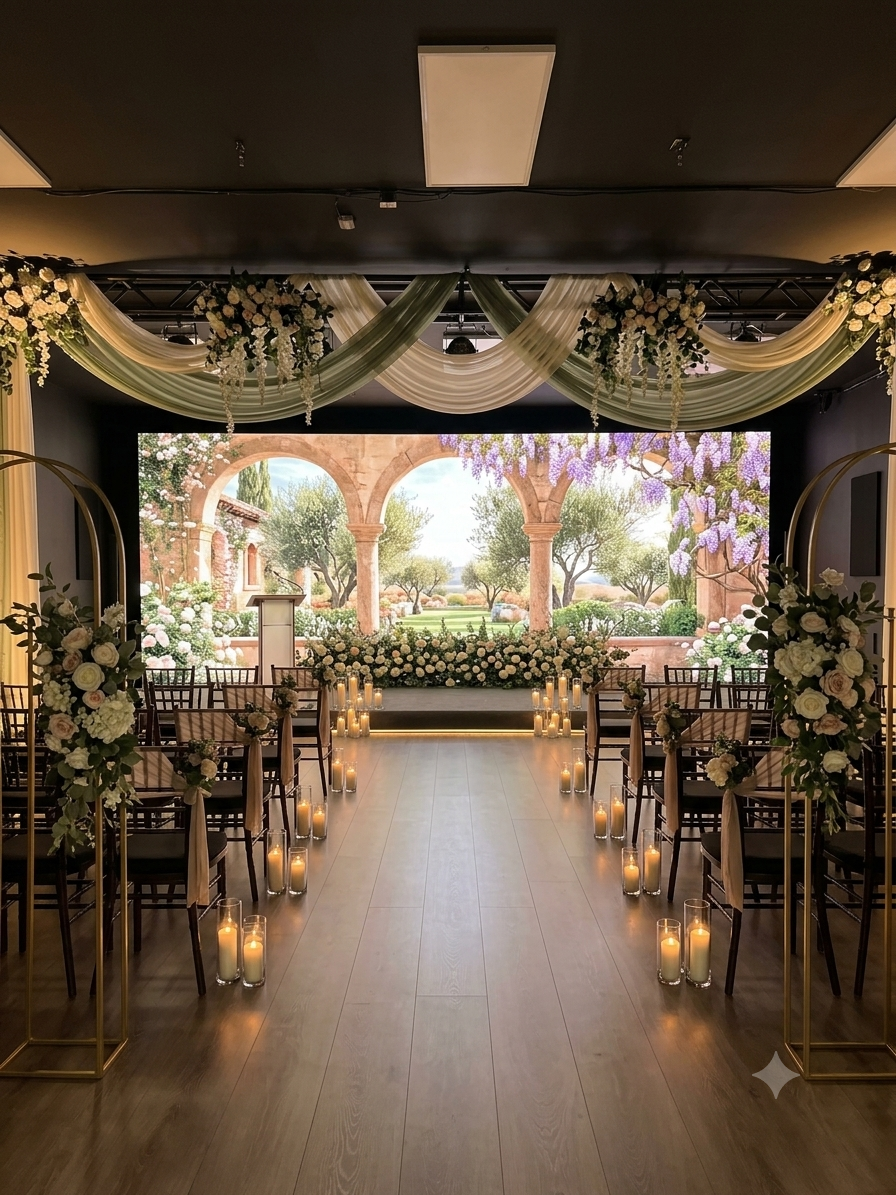 Wedding setup at Joytech Studio